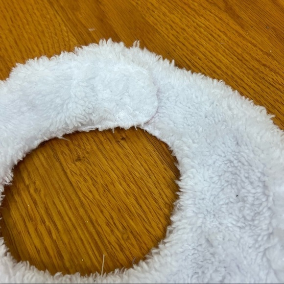 Baby’s First‎ Birthday Bib Pink White - Picture 6 of 7